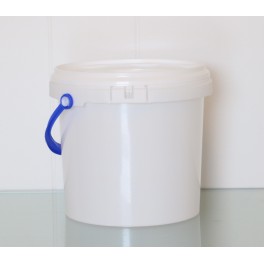 2,5 l. spand med låg hvid 2,5 l. spand med låg hvid