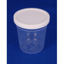 50 ml. Plastbøtte PP natur FS f. 44 mm. låg