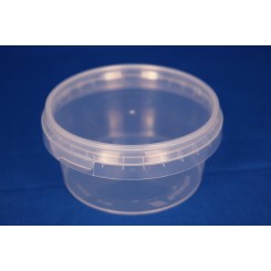 180 ml. Plastbøtte PP natur FS f. 92 mm. låg