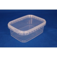 280 ml. Plastbøtte PP natur FS rect. f. 90x120mm. låg