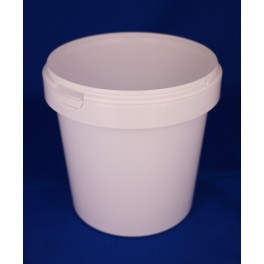 1180 ml. Plastbøtte PP Hvid FS f. 133mm. låg 1180 ml. Plastbøtte PP Hvid FS f. 133mm. låg