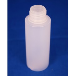 60 ml. kosmetikflaske rund frosted f. 22 mm.