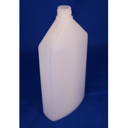 500 ml Plastflaske oval PE natur f. 22 mm