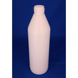 500 ml Plastflaske rund PE hvid f. 28 mm 500 ml Plastflaske rund PE hvid f. 28 mm