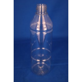 500 ml Plastflaske rund PET klar f. 28 mm