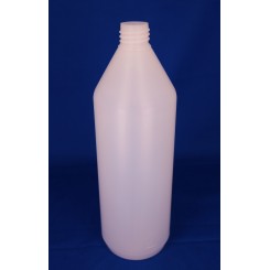 1000 ml Plastflaske rund PE natur f. 28 mm