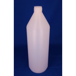 1000 ml Plastflaske rund PE natur f. 28 mm