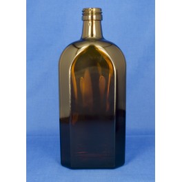 Meplatflaske Brun 500 ml.