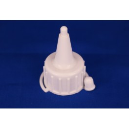 28 mm. Kapsel PP hvid m. spids 28 mm. Kapsel PP hvid m. spids