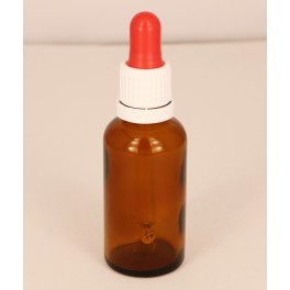 30 ml.Pipette m. forsegling Rød/hvid