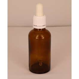 50 ml. Pipette m. forsegling hvid/hvid 50 ml. Pipette m. forsegling hvid/hvid