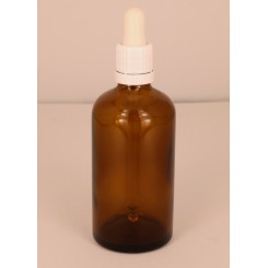 100 ml. Pipette m. forsegling hvid/hvid