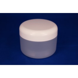 100 ml. cremekrukke frosted dobbeltvæg komplet 100 ml. cremekrukke frosted dobbeltvæg komplet