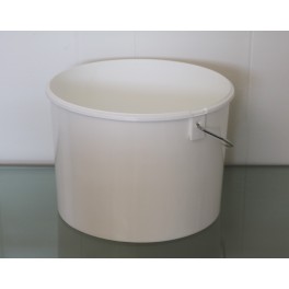 11,4 liter Spand PP Hvid f. 295 mm. 11,4 liter Spand PP Hvid f. 295 mm.