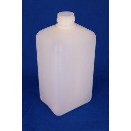 1000 ml Plastflaske rectangular PE natur f. 32 mm 1000 ml Plastflaske rectangular PE natur f. 32 mm