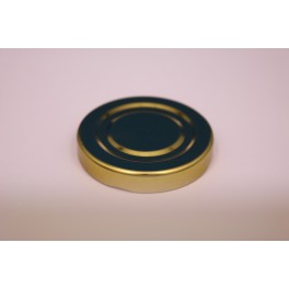 Metallåg f. Konservesglas 48 mm. guld Metallåg f. Konservesglas 48 mm. guld