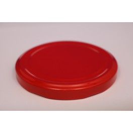 Metallåg f. Konservesglas 82 mm Rød Metallåg f. Konservesglas 82 mm Rød