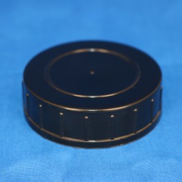 Låg sort 55 mm. F. gevindglas 