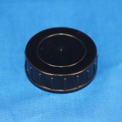 Låg sort 40 mm. F. gevindglas 