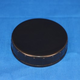 Låg sort 68 mm. F. gevindglas Låg sort 68 mm. F. gevindglas