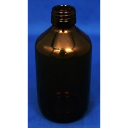 Medicinflaske brun 250 ml PP28 Medicinflaske brun 250 ml PP28