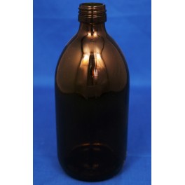 500 ml Medicinflaske sirup brun f. PP28 500 ml Medicinflaske sirup brun f. PP28