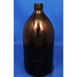 1000 ml Medicinflaske sirup brun f. PP28 1000 ml Medicinflaske sirup brun f. PP28