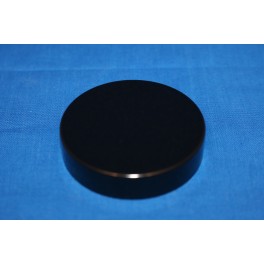 Låg for 160 ml. brun salveglas sort bakelit Låg for 160 ml. brun salveglas sort bakelit